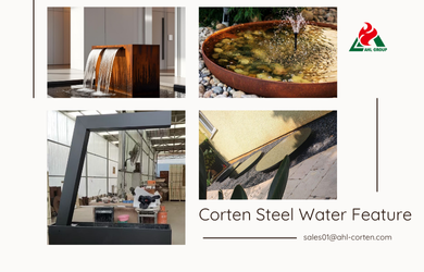 Corten Steel Water Feature